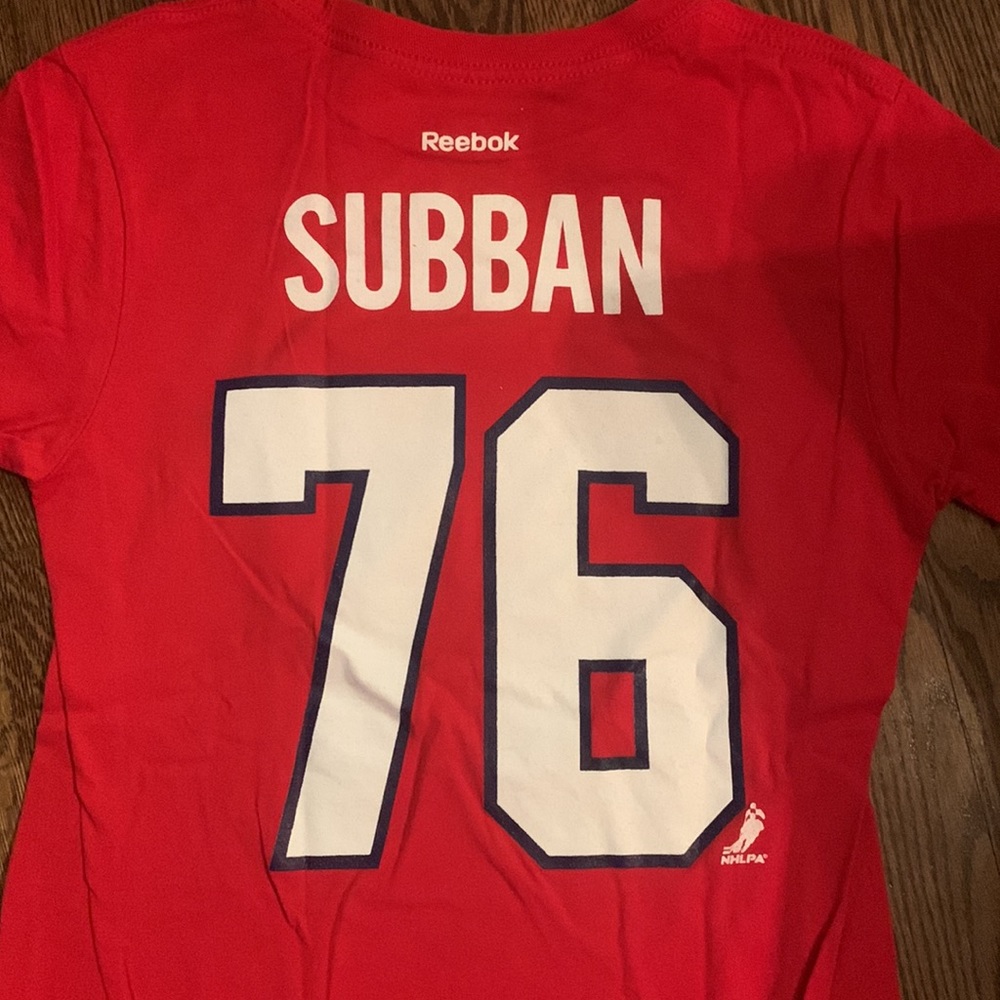 Montreal Canadians Jr Girls teeshirt 10/12 Subban